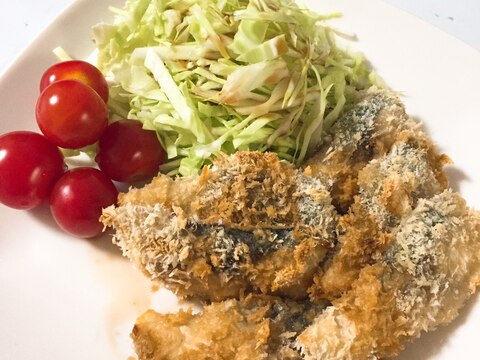 ノンフライ♬ 鯖のパン粉焼き